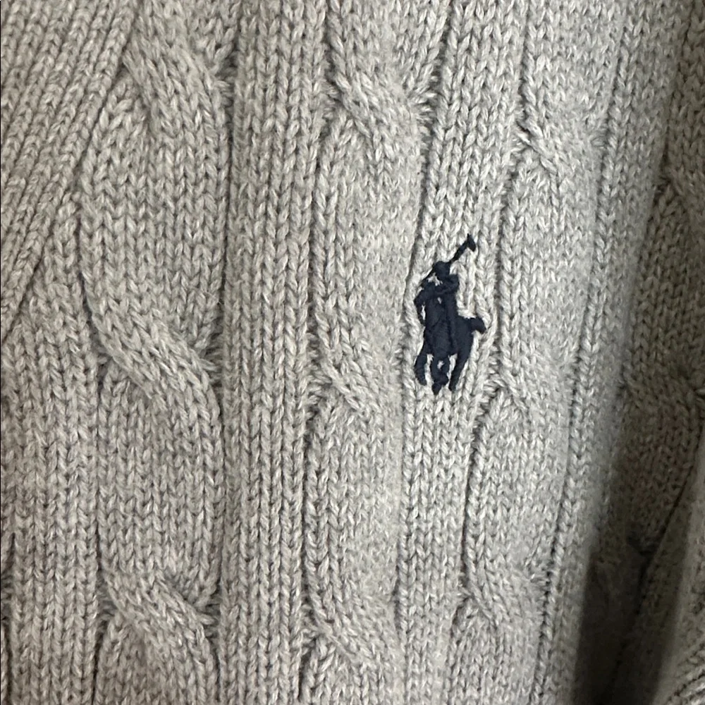 Polo by Ralph Lauren Cable Knit V-Neck Cardigan